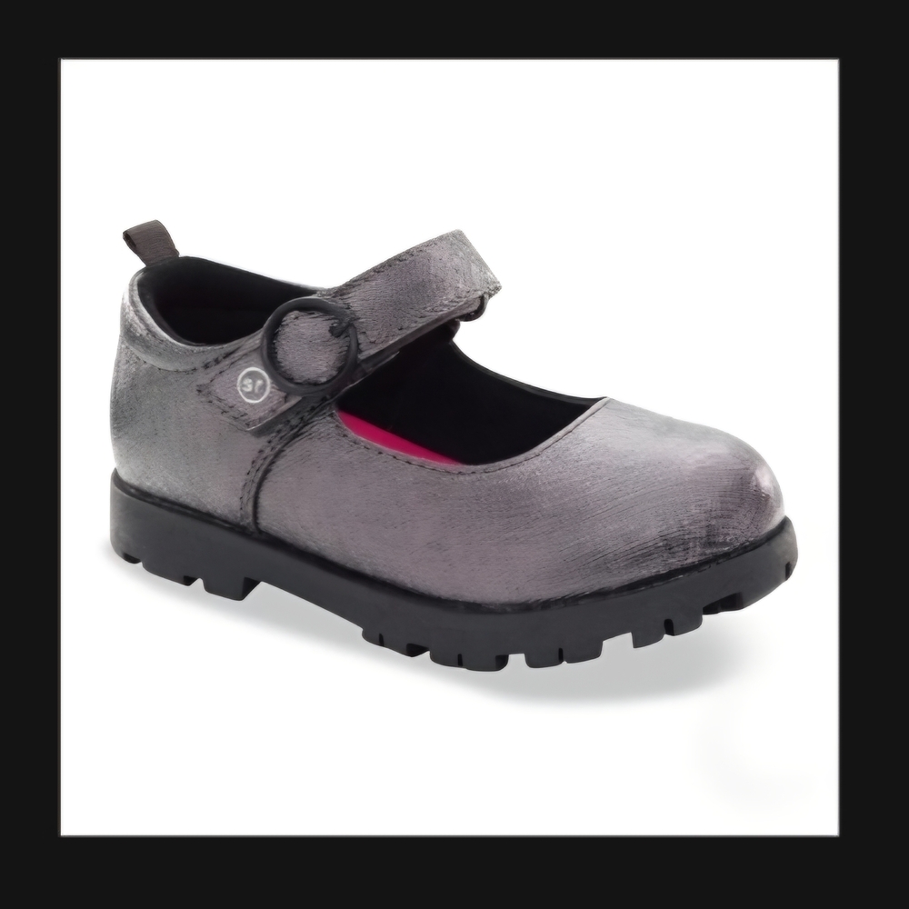 Stride Rite Metallic Gray Dress Shoes